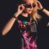 Raver Girl im Melting Trip T-Shirt von Technostoff